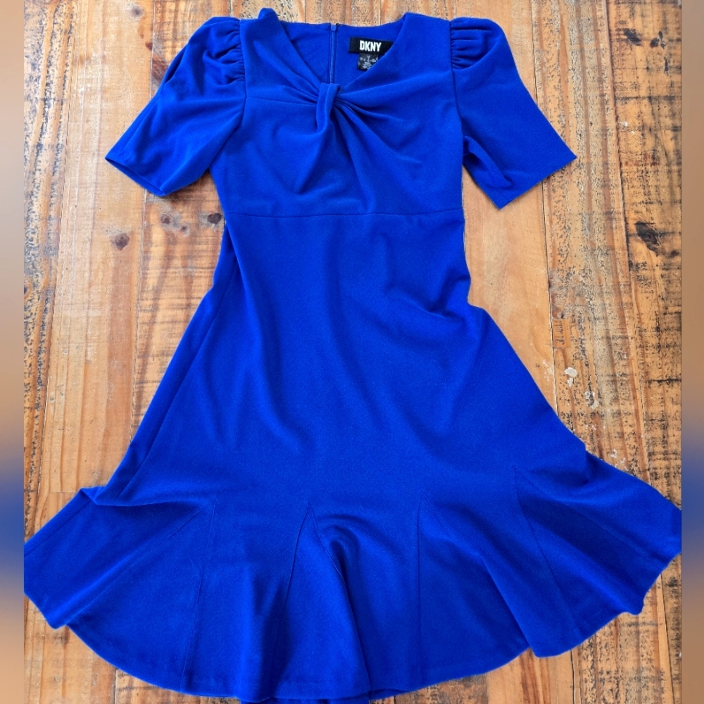 🔴DKNY blue dress